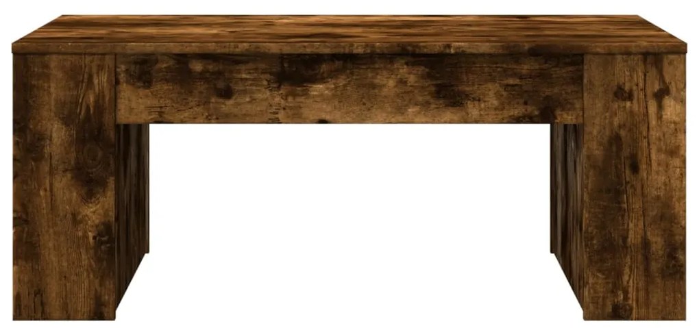 Mesa de centro 102x55x42 cm madeira processada carvalho fumado