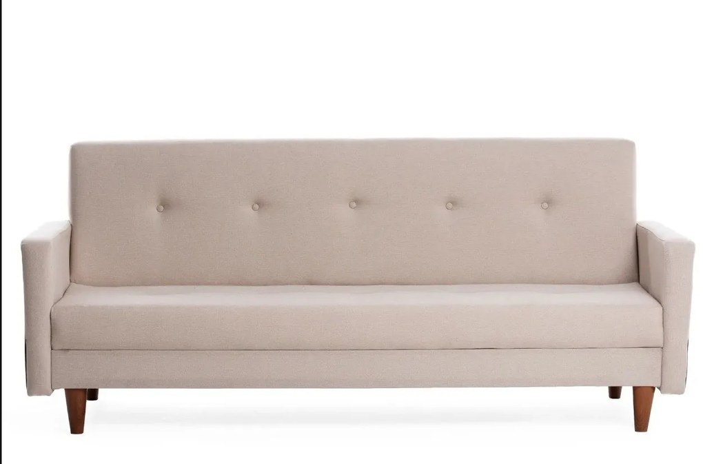 Sofá-Cama 3 Lugares Hiko – Creme – 200 cm
