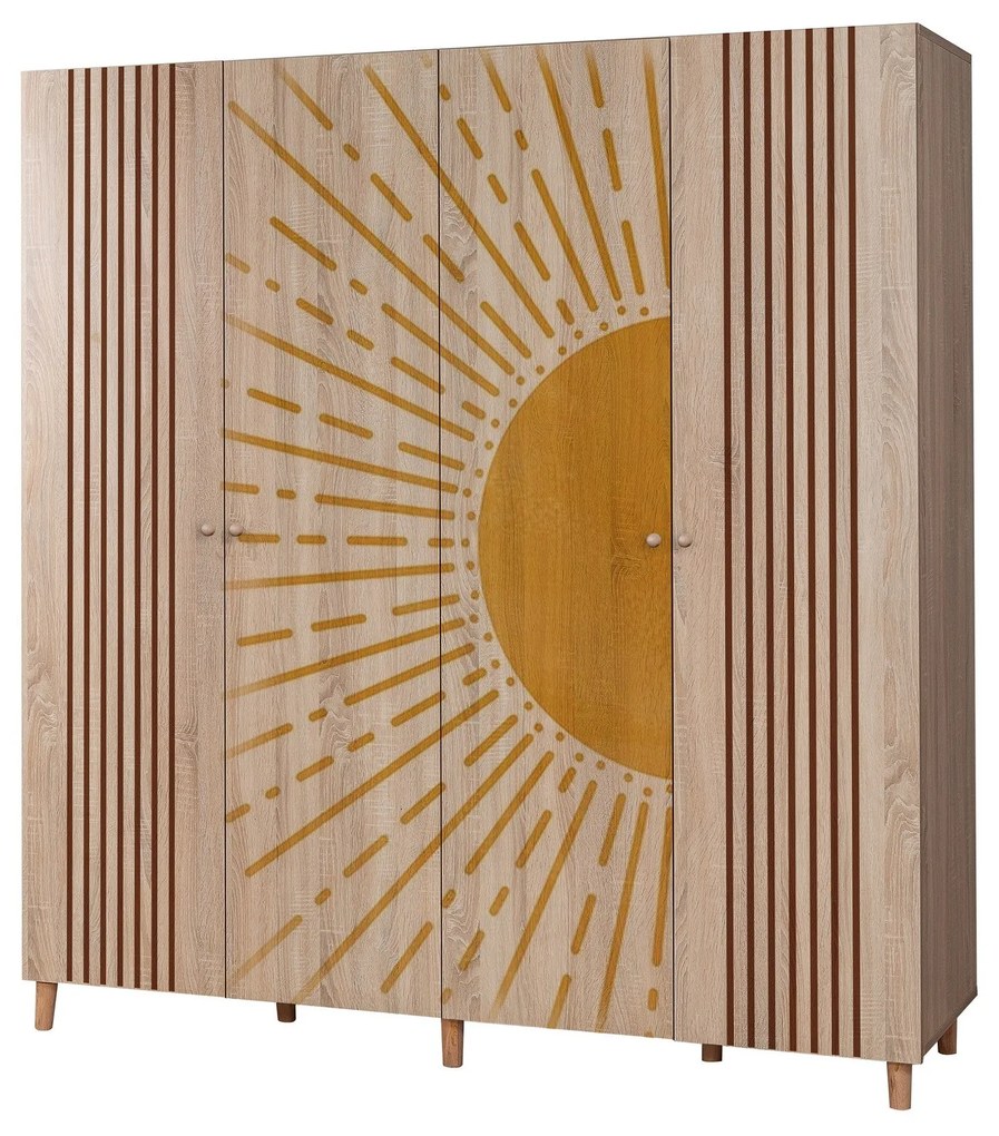 Roupeiro Loni – Sonomo – 180x192x52 cm