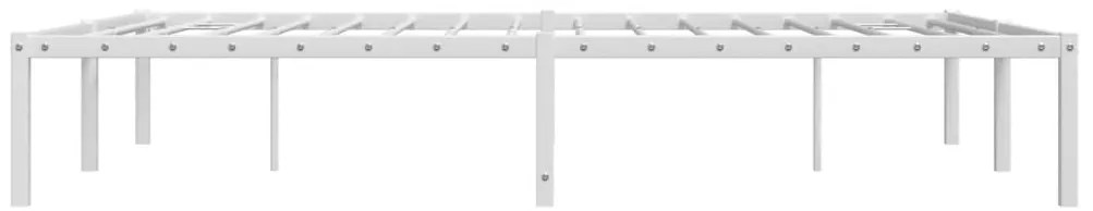 Estrutura de cama 140x200 cm metal branco