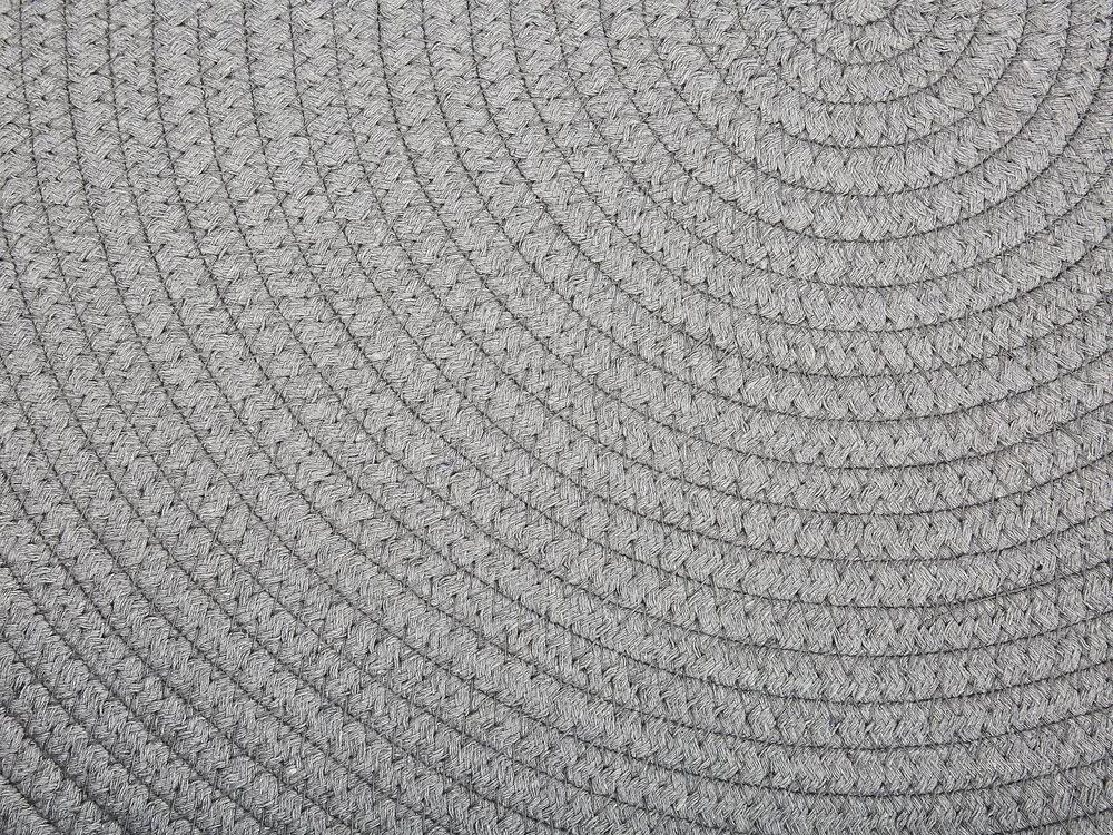 Cama para animal de estimação em algodão cinzento ø 70 cm DALAMAN Beliani