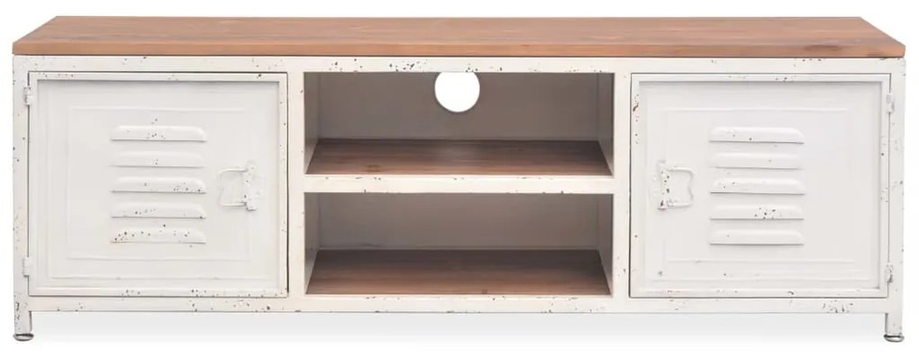 Móvel de TV 120x30x40 cm branco