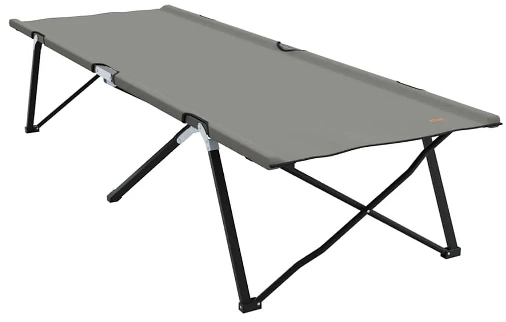 Cama Dobrável com Saco de Transporte Cinza 600D
