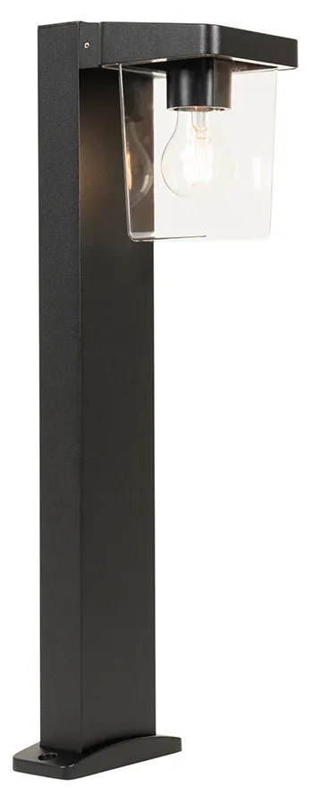 Candeeiro de pé exterior moderno preto 60 cm IP54 - Chimay Moderno