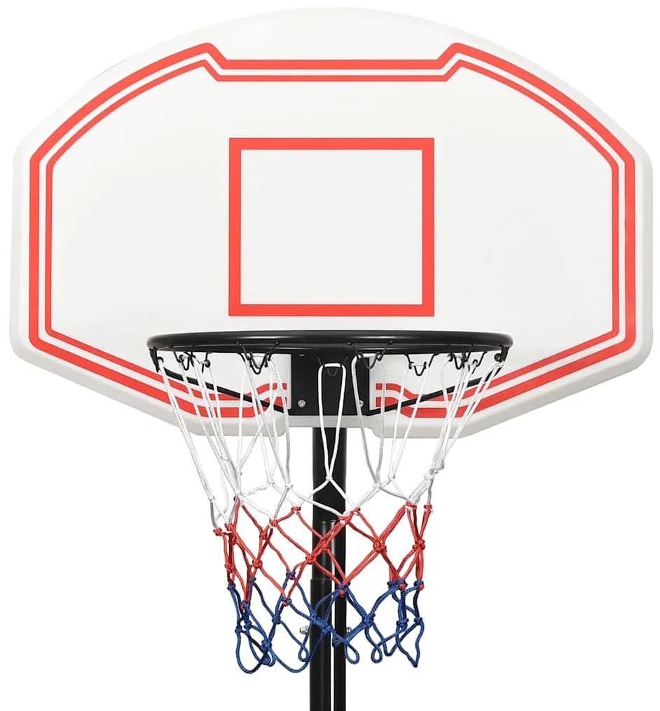 Tabela de basquetebol 237-307 cm polietileno branco