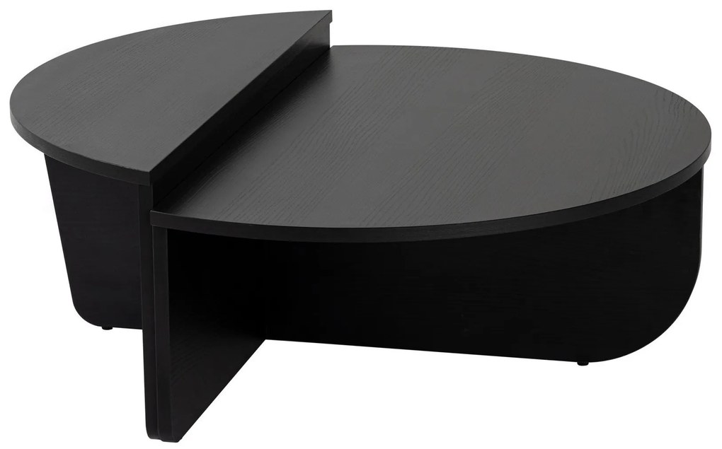 Mesa de Centro "Orion" – Preto, Conjunto Modular, 90x60x30 cm, Design