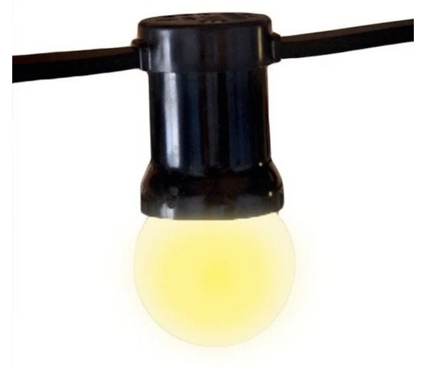 Grinalda de Luzes LED EDM Preto E27 (15 m)