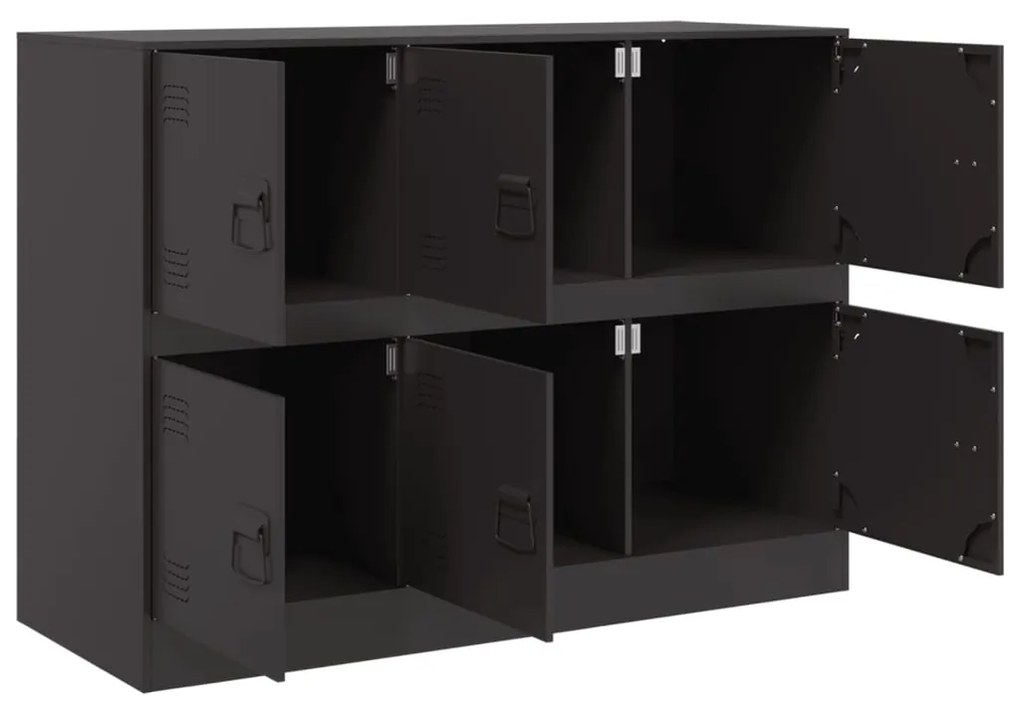Aparador 99x39x73 cm aço preto
