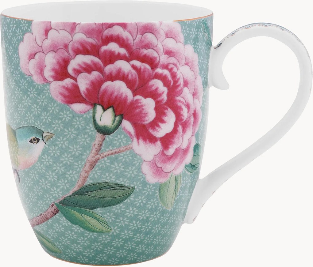 Canecas grandes Blushing Birds, conjunto de 2
