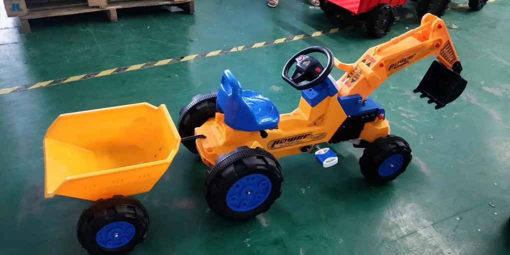 Tractor a Pedais Power Superior com Pá Dianteira