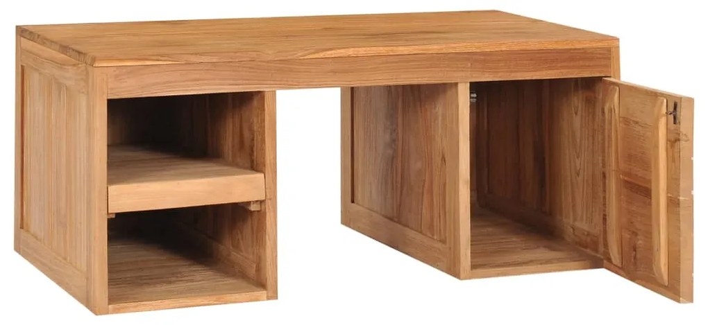 Mesa de centro 90x50x40 cm madeira de teca maciça