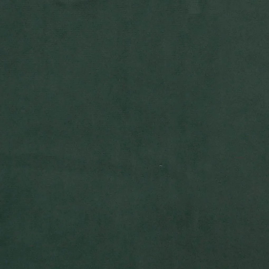 Estrutura de cama sem colchão 90x190 cm veludo verde-escuro