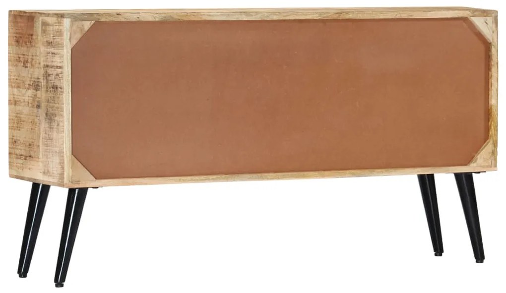 Aparador 118x30x62 cm madeira de mangueira maciça