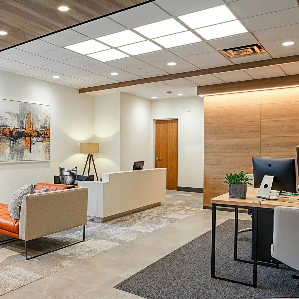 Candeeiro de teto branco com LED e dimmer com controlo remoto - Liv