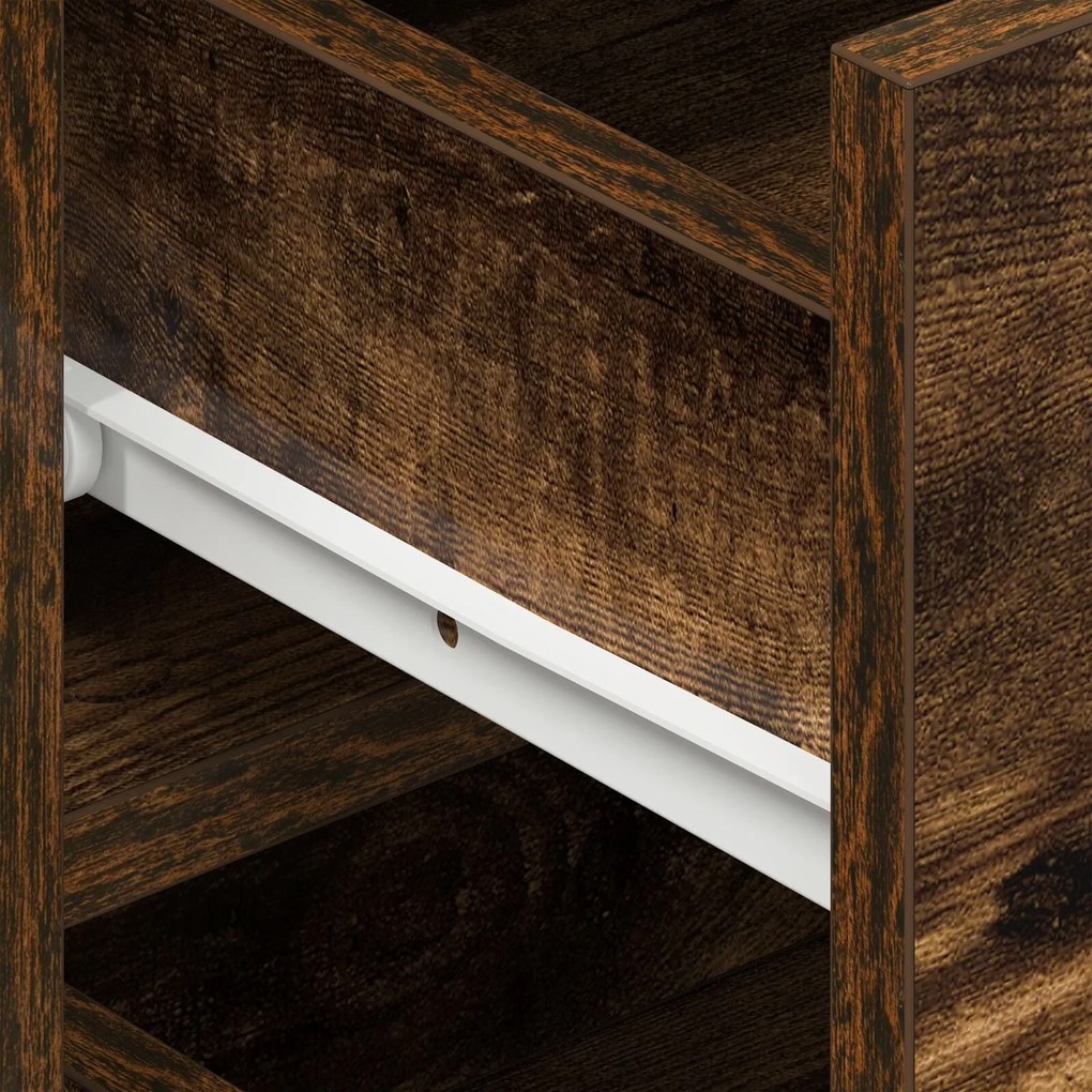 Buffet vidaXL Carvalho fumado Madeira engenheirada 120 x 36 x 69 cm