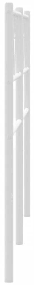 Cabeceira de cama 180 cm metal branco