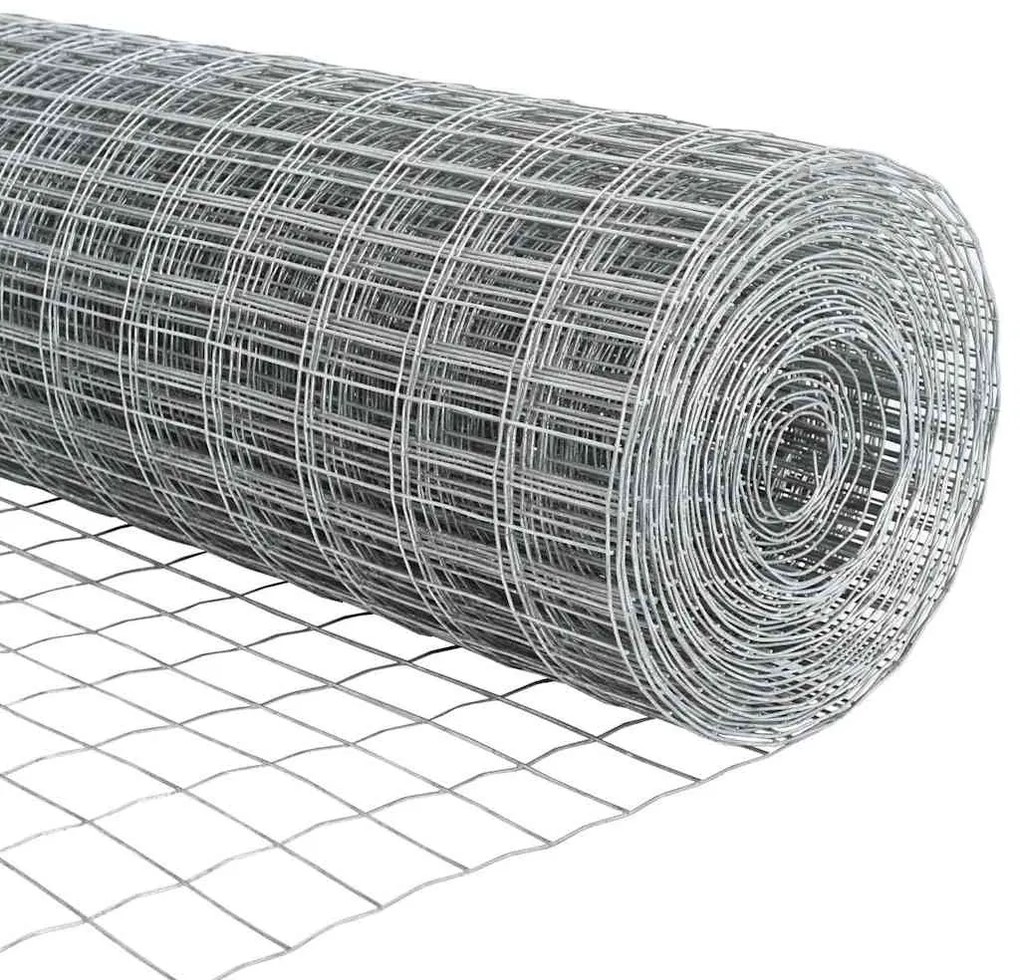 Cerca Euro da com 7 Postes de Espeto 1,5 x 10m em Aço Galvanizado