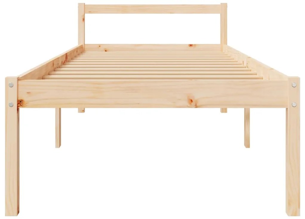 Cama para idosos 90x200 cm pinho maciço