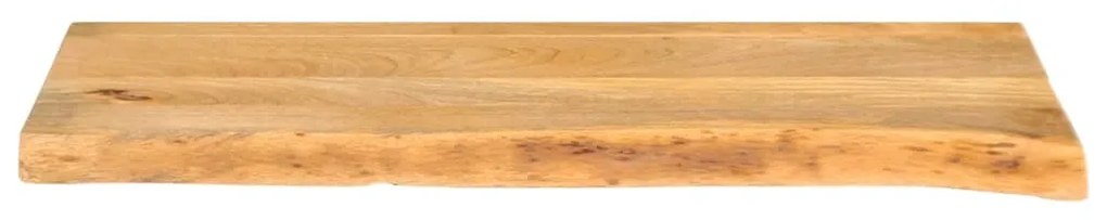 Tampo de mesa c/ borda viva 90x30x2,5 cm mangueira maciça