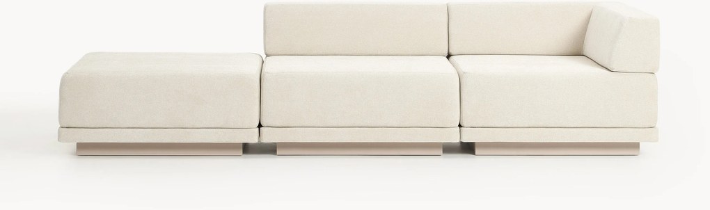 Sofá modular com pufe Colin (4 lugares)
