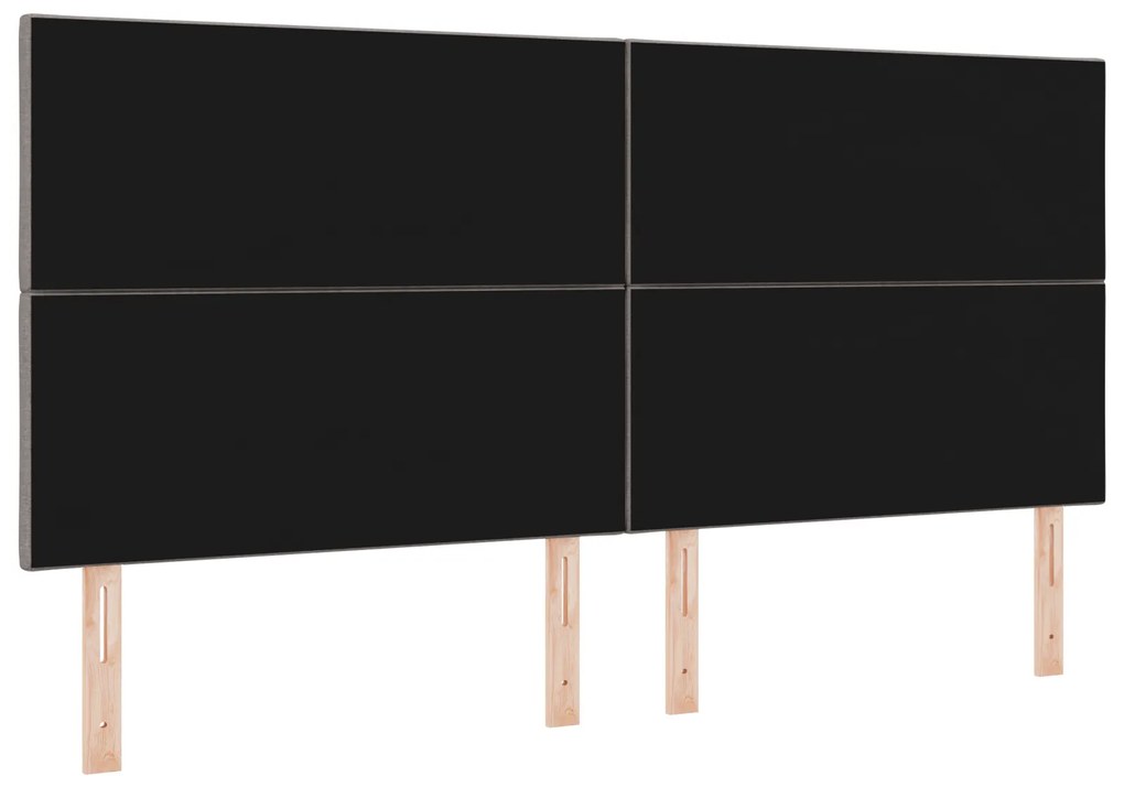 Cabeceira Design de Blocos de Diamante Taupe 200 cm Tecido