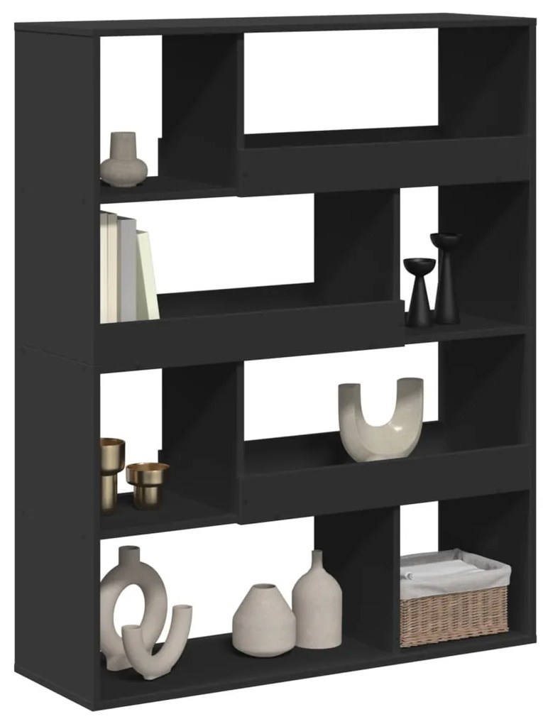 Divisória 100x33x125,5 cm derivados de madeira preto