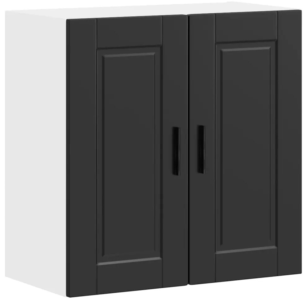 vidaXL Armário de parede de cozinha Porto derivados de madeira preto