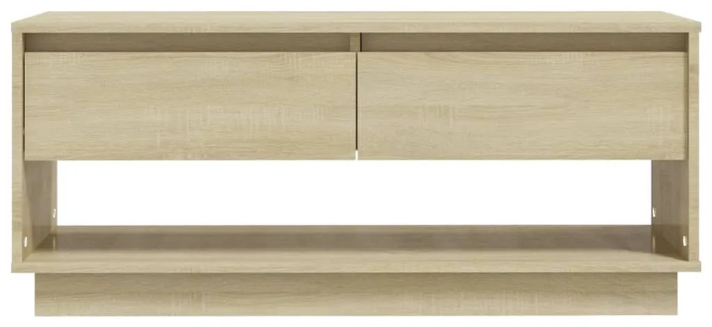 Móvel p/ TV derivados de madeira 102x41x44 cm carvalho sonoma