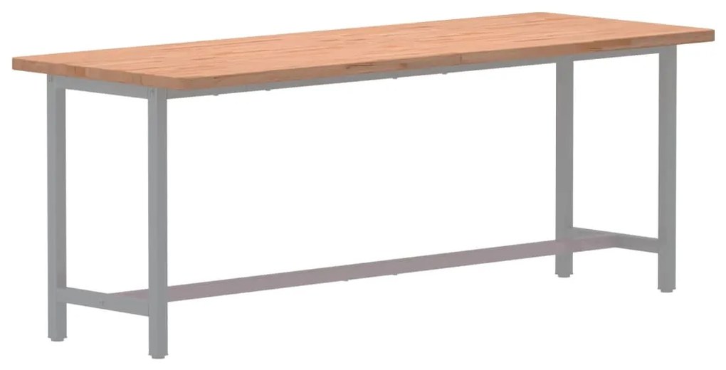 Tampo de secretária 150x55x2,5 cm madeira de faia maciça