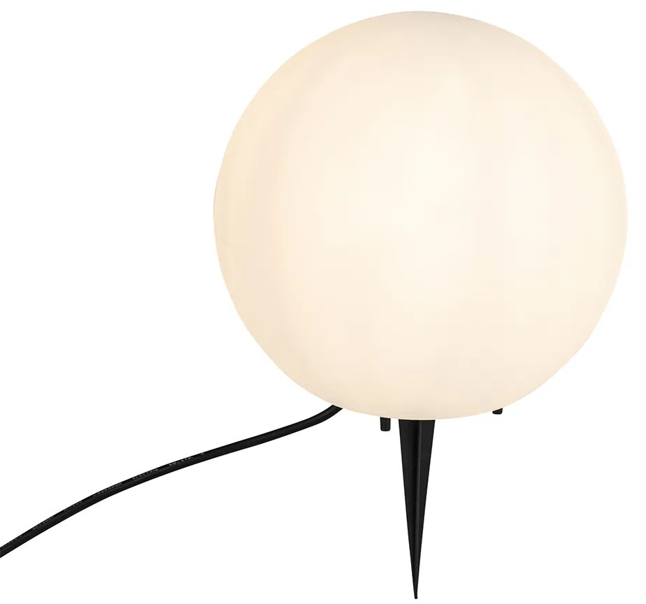 Candeeiro de exterior moderno branco 25 cm IP65 - Nura Moderno