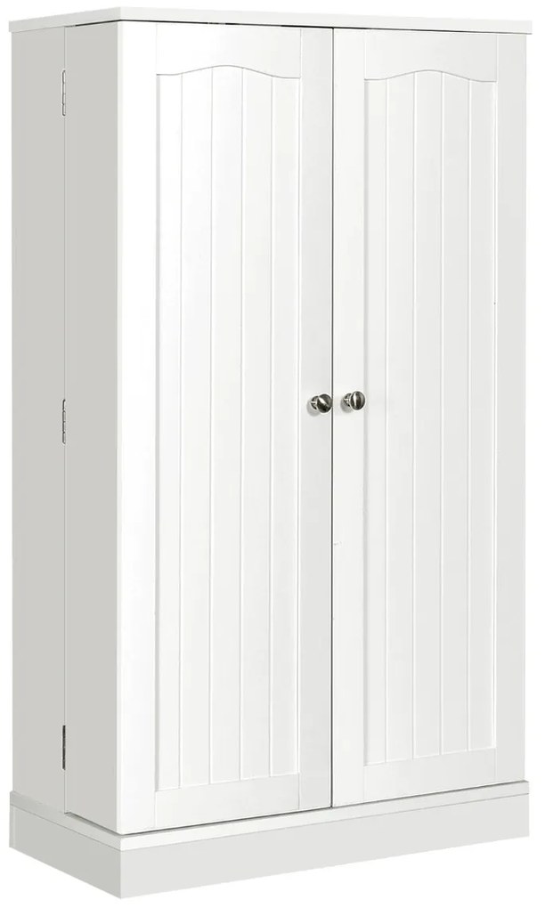 Armário Despenseiro de Cozinha "INGRID" com 2 Portas – Branco, MDF – 5