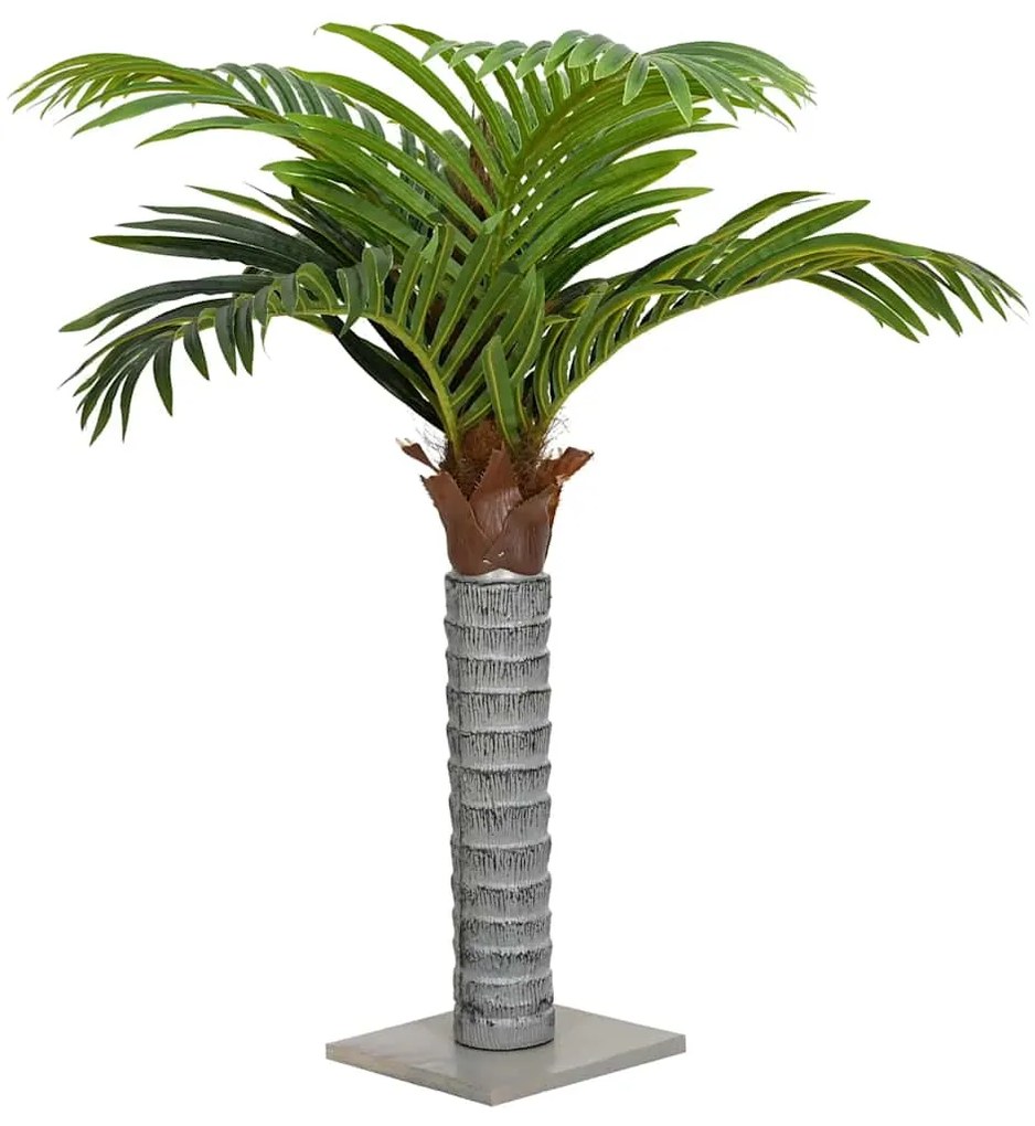 vidaXL Palmeira artificial 12 folhas 150 cm verde