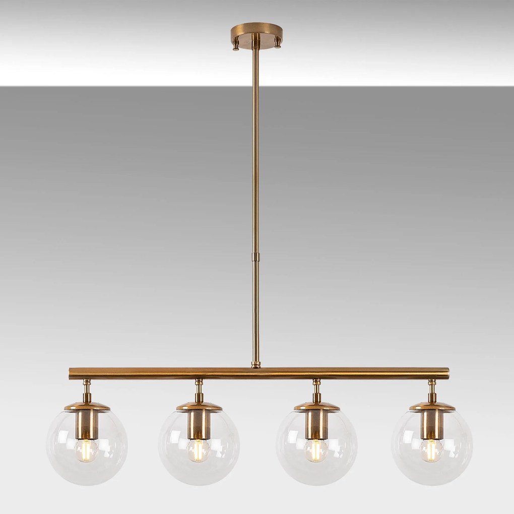 Chandelier Fazli – Vintage – 70 x 15 x 43-87 cm