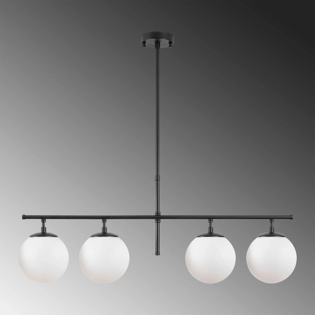 Chandelier Roe – Black Cream – 81 x 15 x 36-76 cm