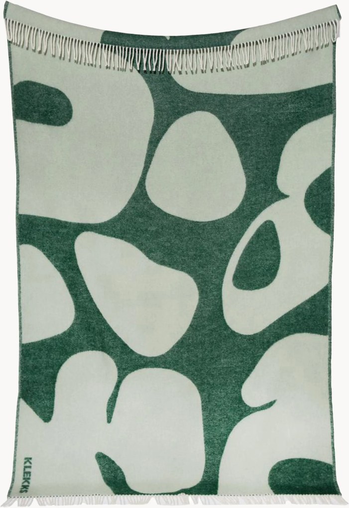 Manta de lã com franjas Klekks No. 18