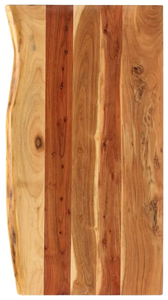 vidaXL Tampo p/ móvel toucador WC 100x52x3,8 cm madeira acácia maciça