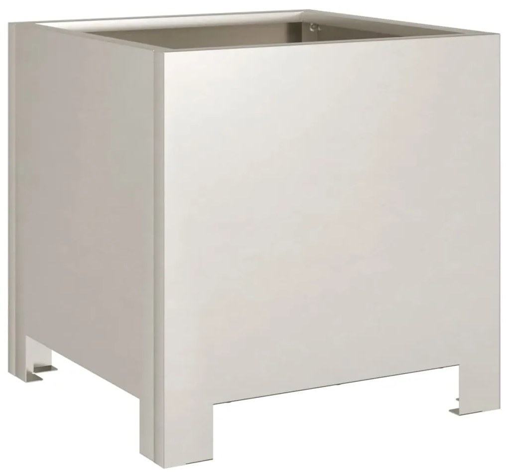 Garden Planters 2 pcs 30x30x30 cm aço resistente às intempéries
