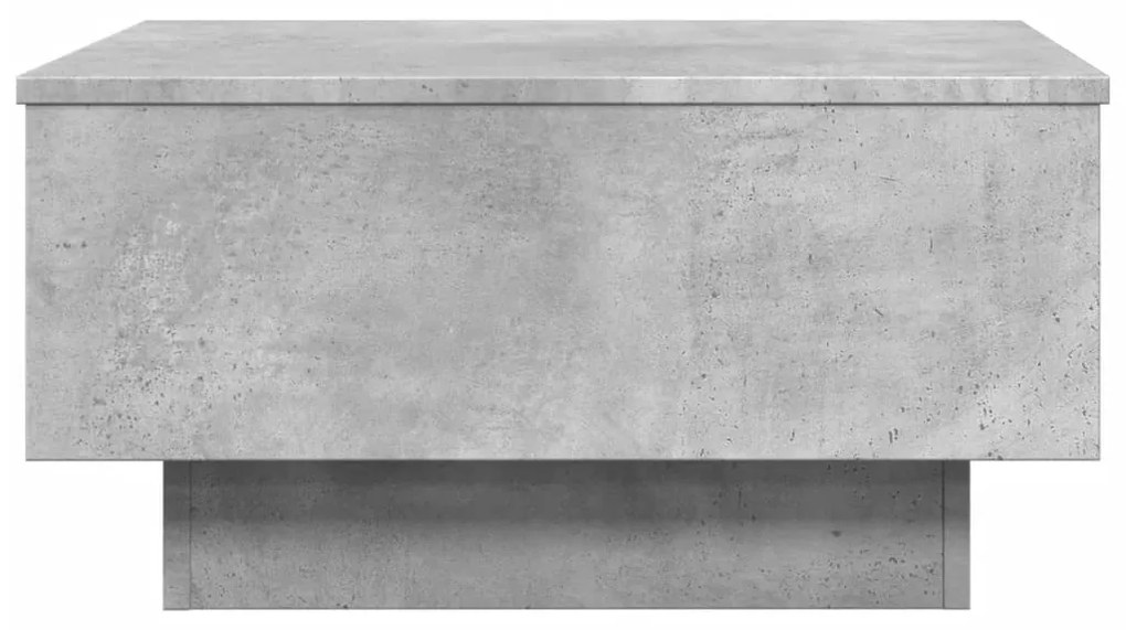 Mesa de centro 60x45x31 cm derivados de madeira cinza cimento