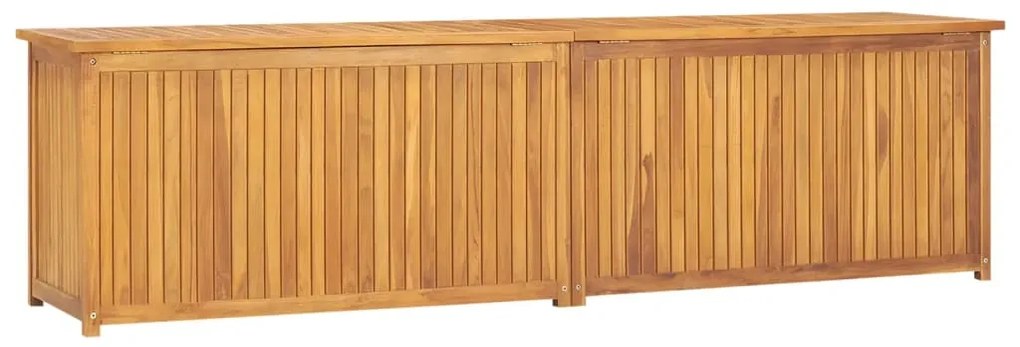 Caixa para jardim 200x50x55 cm madeira de teca maciça