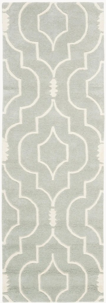 Passadeira em lã artesanal de pelo curto Morgan