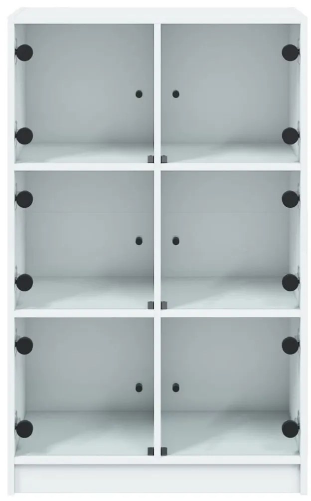 Armário alto c/ portas 68x37x109 cm derivados de madeira branco
