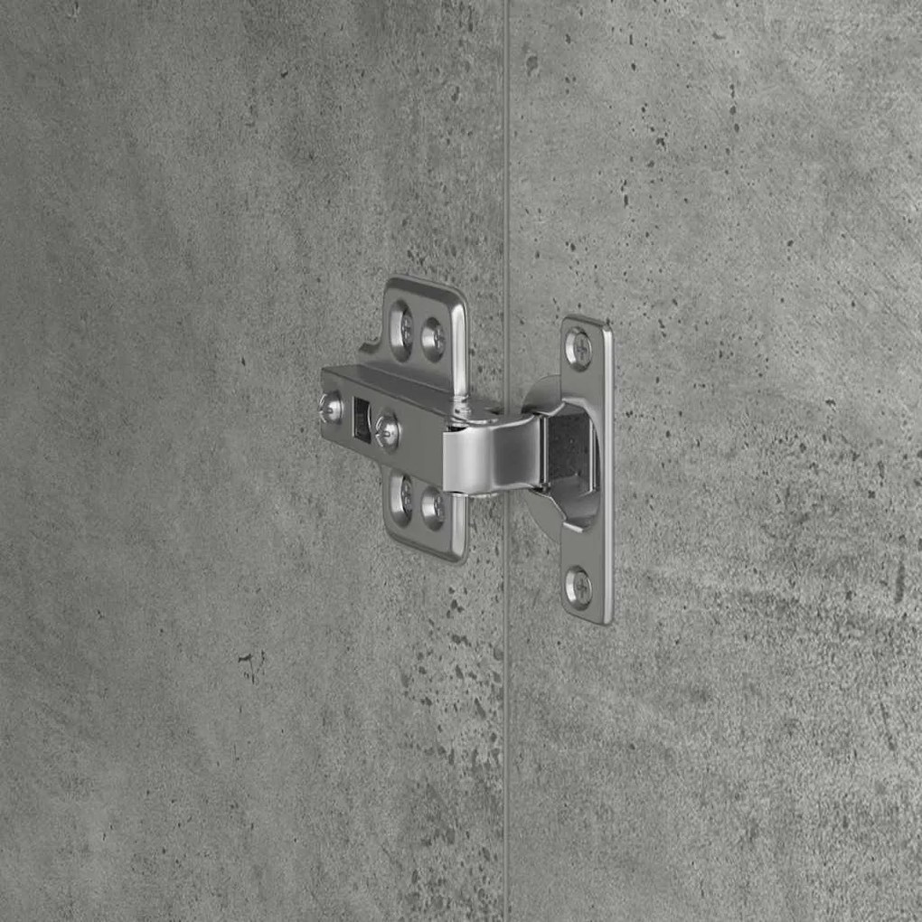 buffet Cinza concreto MDF com laminado de efeito concreto Padrão