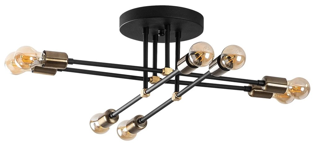 Chandelier Exhaust – Preto – 67 x 67 cm
