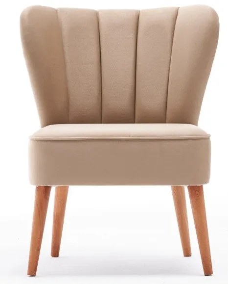 Cadeirão Wing Layla – Creme – 65x80x65 cm