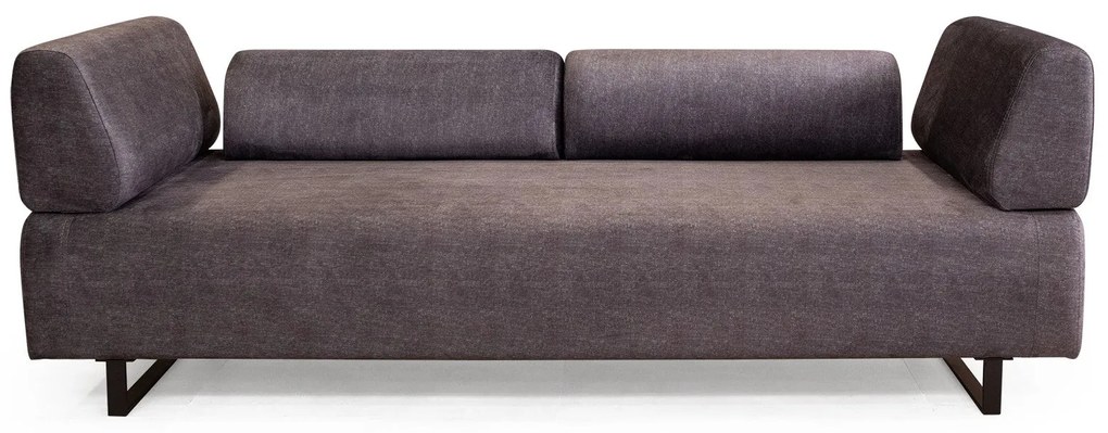 Sofá-Cama de 3 Lugares Infinity – Antracite – 220 cm x 90 cm x 80 cm