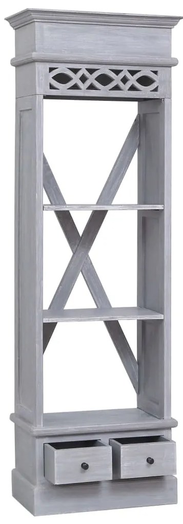 Aparador alto 60x30x175 cm mogno maciço