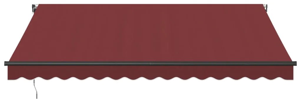 Toldo retrátil automático 400x350 cm bordô