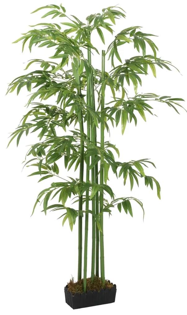 Árvore de bambu artificial 864 folhas 180 cm verde