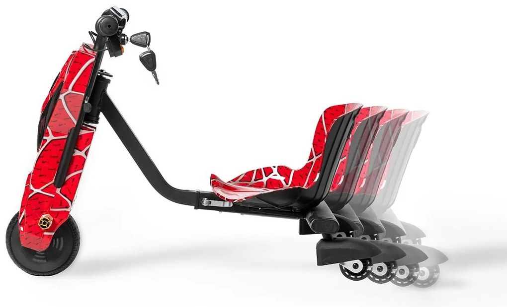 Triciclo elétrico Drift Mini 36v Vermelho