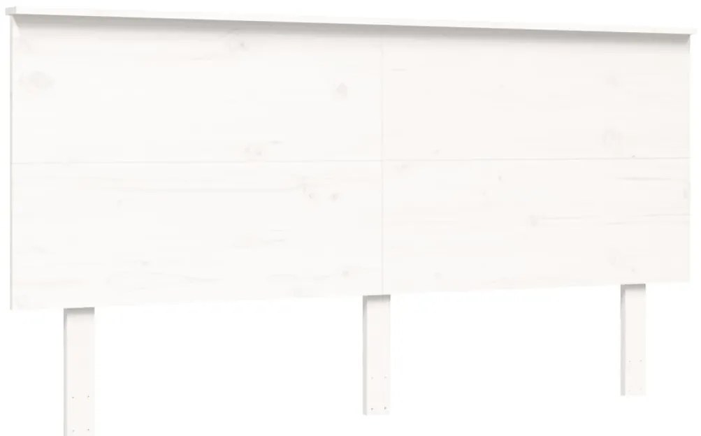 Cama para idosos king size com cabeceira madeira maciça branco